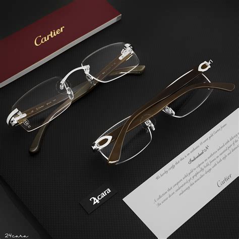 cartier glasses 140 genuine horn